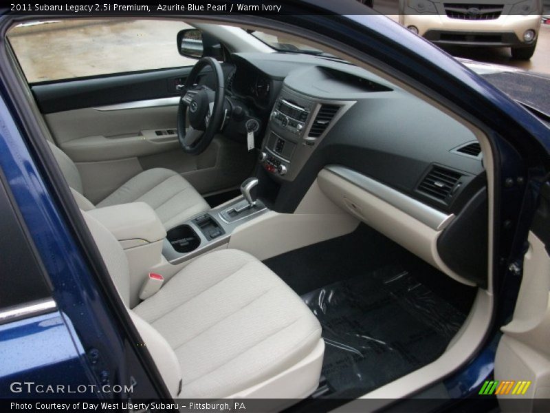 Azurite Blue Pearl / Warm Ivory 2011 Subaru Legacy 2.5i Premium
