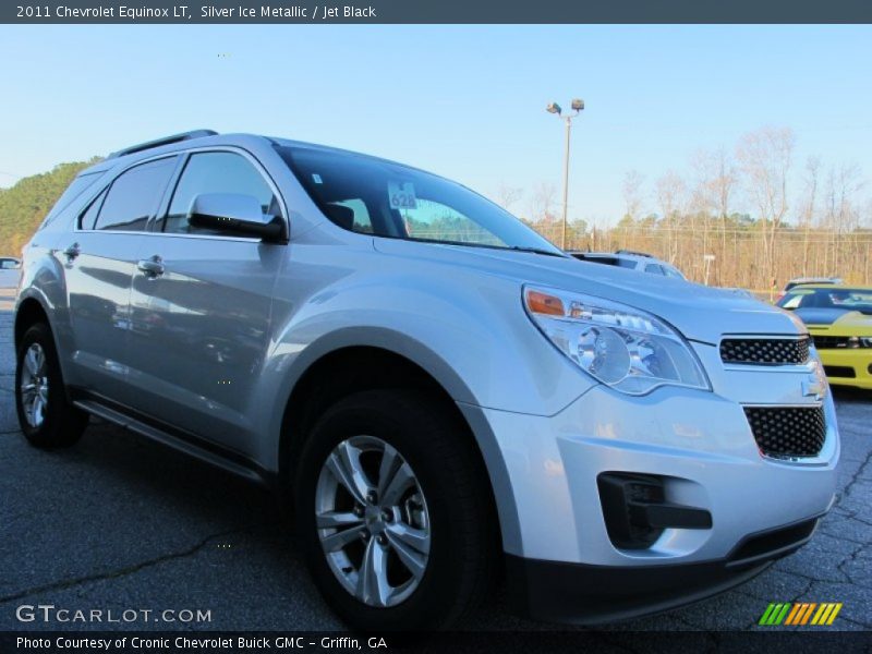 Silver Ice Metallic / Jet Black 2011 Chevrolet Equinox LT