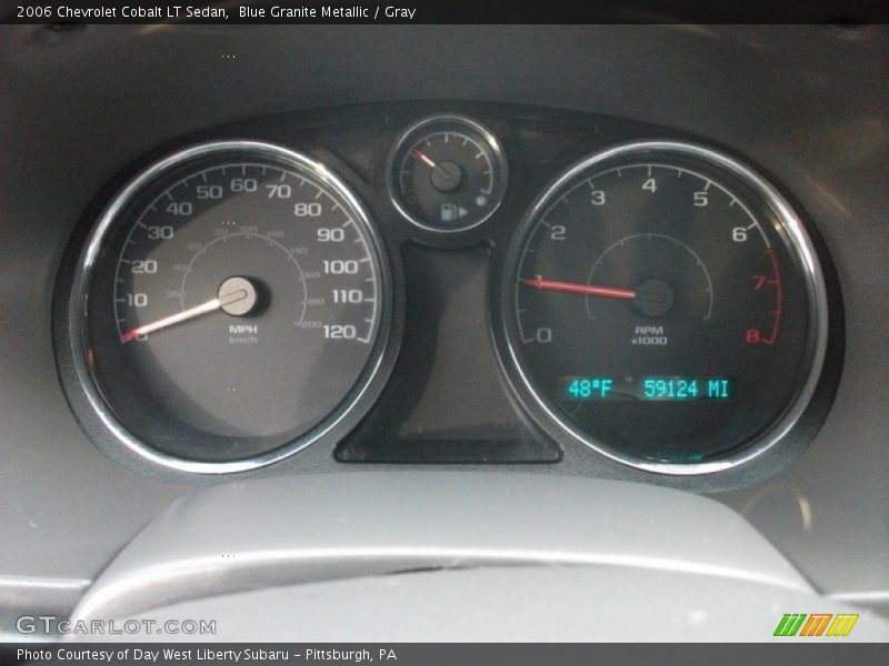 Blue Granite Metallic / Gray 2006 Chevrolet Cobalt LT Sedan