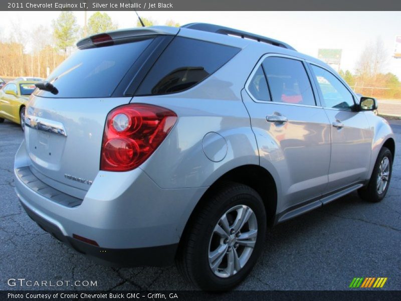 Silver Ice Metallic / Jet Black 2011 Chevrolet Equinox LT