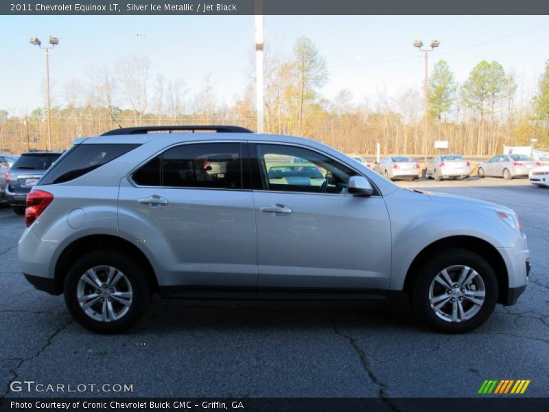 Silver Ice Metallic / Jet Black 2011 Chevrolet Equinox LT