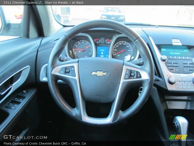 Silver Ice Metallic / Jet Black 2011 Chevrolet Equinox LT