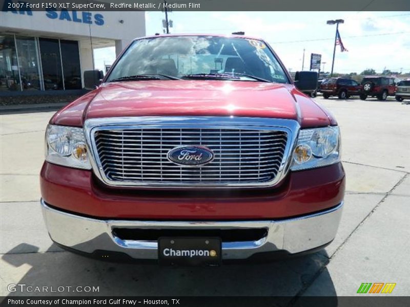 Redfire Metallic / Medium Flint 2007 Ford F150 XLT SuperCrew