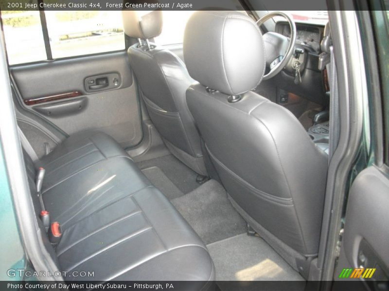 Forest Green Pearlcoat / Agate 2001 Jeep Cherokee Classic 4x4