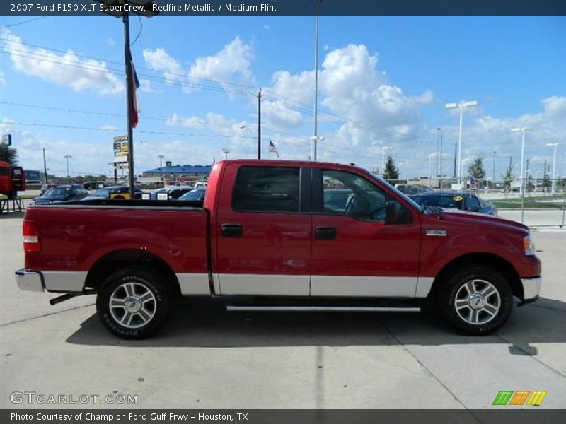 Redfire Metallic / Medium Flint 2007 Ford F150 XLT SuperCrew