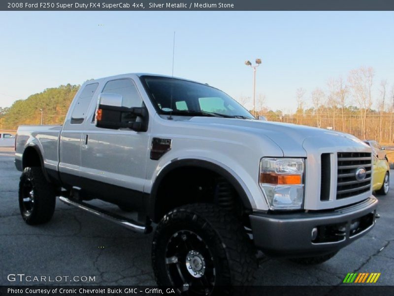 Silver Metallic / Medium Stone 2008 Ford F250 Super Duty FX4 SuperCab 4x4