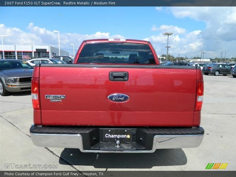 Redfire Metallic / Medium Flint 2007 Ford F150 XLT SuperCrew
