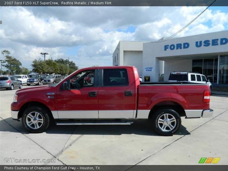 Redfire Metallic / Medium Flint 2007 Ford F150 XLT SuperCrew