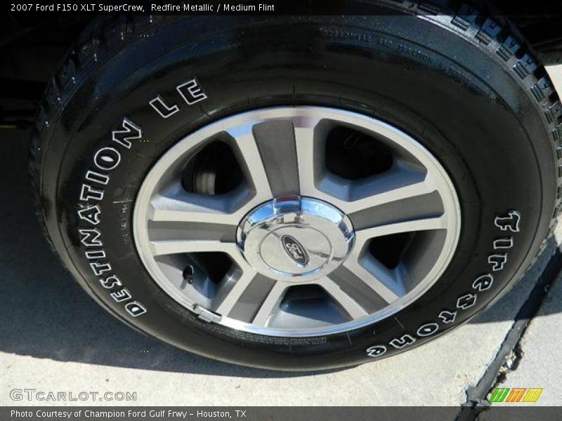 Redfire Metallic / Medium Flint 2007 Ford F150 XLT SuperCrew