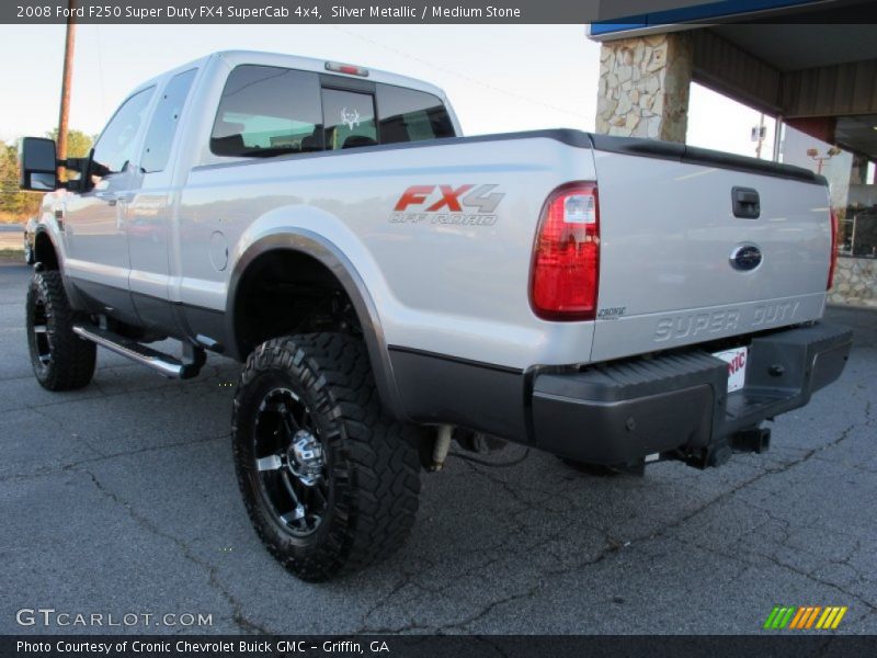 Silver Metallic / Medium Stone 2008 Ford F250 Super Duty FX4 SuperCab 4x4