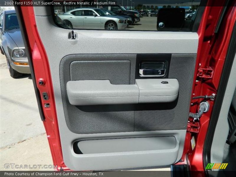 Redfire Metallic / Medium Flint 2007 Ford F150 XLT SuperCrew