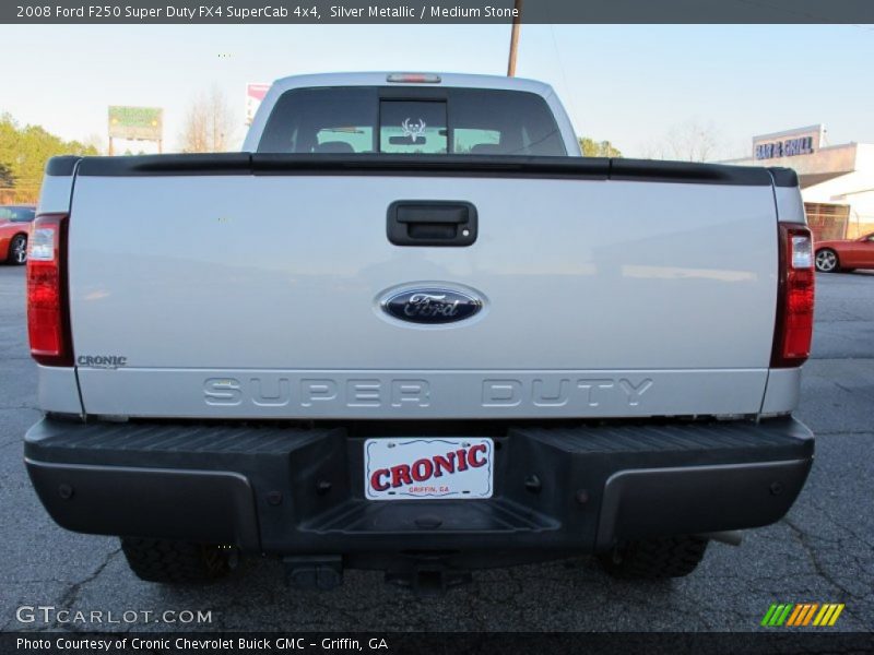 Silver Metallic / Medium Stone 2008 Ford F250 Super Duty FX4 SuperCab 4x4
