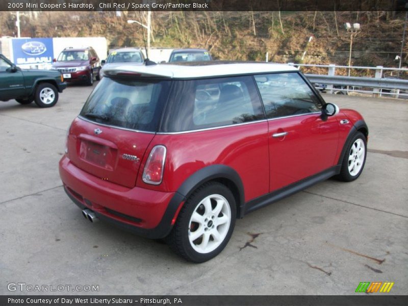 Chili Red / Space Grey/Panther Black 2005 Mini Cooper S Hardtop