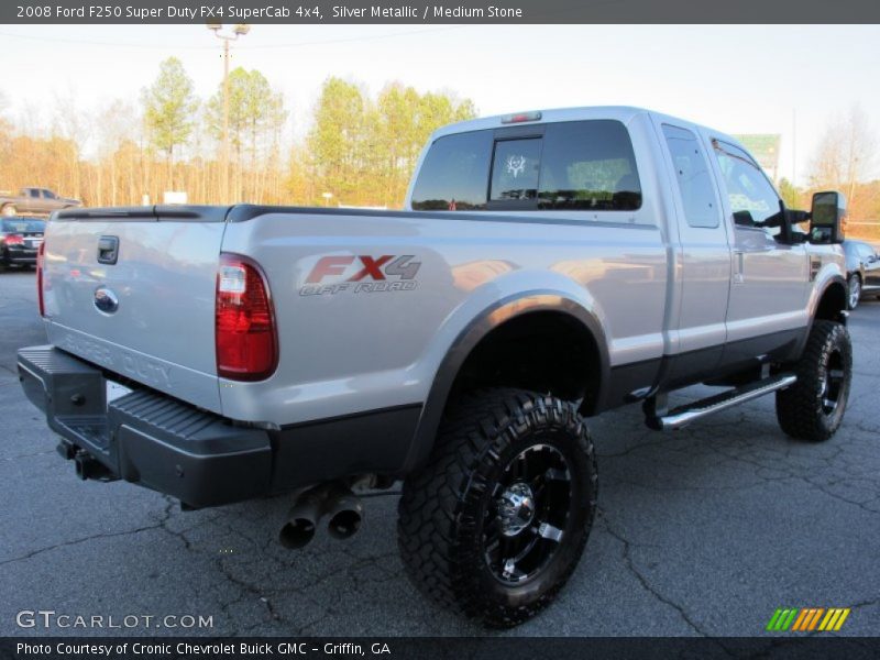 Silver Metallic / Medium Stone 2008 Ford F250 Super Duty FX4 SuperCab 4x4