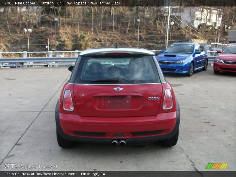 Chili Red / Space Grey/Panther Black 2005 Mini Cooper S Hardtop