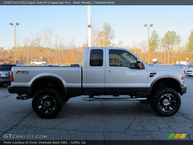 Silver Metallic / Medium Stone 2008 Ford F250 Super Duty FX4 SuperCab 4x4