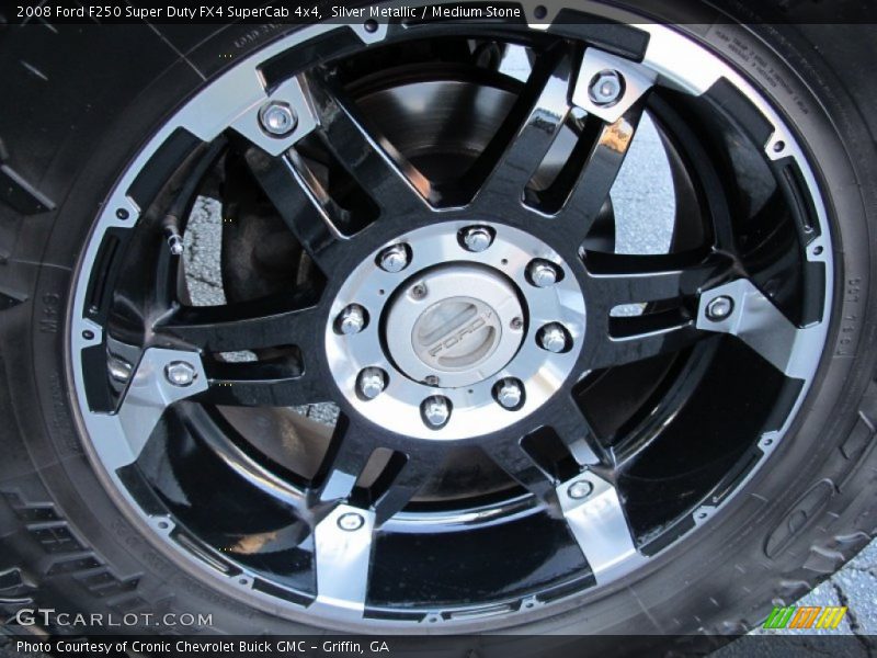 Silver Metallic / Medium Stone 2008 Ford F250 Super Duty FX4 SuperCab 4x4