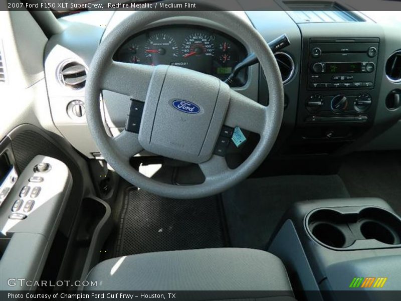 Redfire Metallic / Medium Flint 2007 Ford F150 XLT SuperCrew