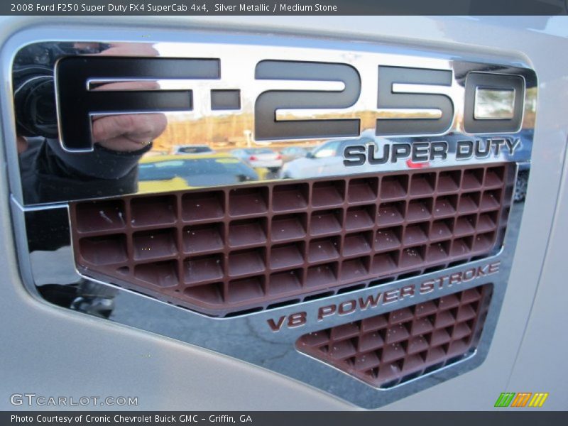 Silver Metallic / Medium Stone 2008 Ford F250 Super Duty FX4 SuperCab 4x4
