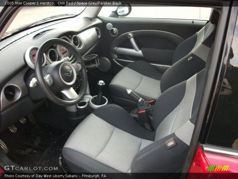 Chili Red / Space Grey/Panther Black 2005 Mini Cooper S Hardtop