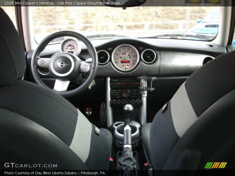 Chili Red / Space Grey/Panther Black 2005 Mini Cooper S Hardtop
