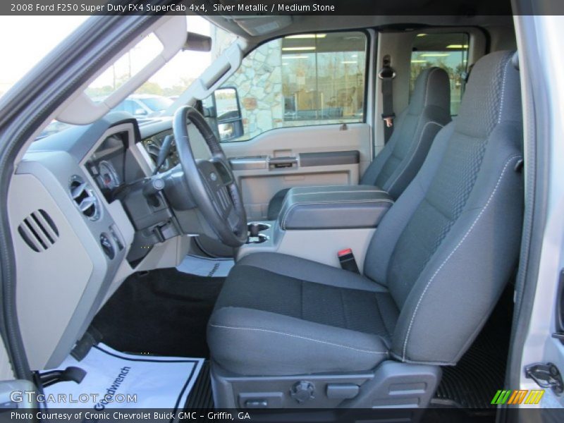 Silver Metallic / Medium Stone 2008 Ford F250 Super Duty FX4 SuperCab 4x4