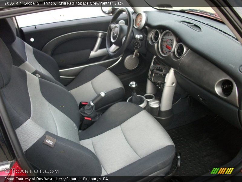 Chili Red / Space Grey/Panther Black 2005 Mini Cooper S Hardtop