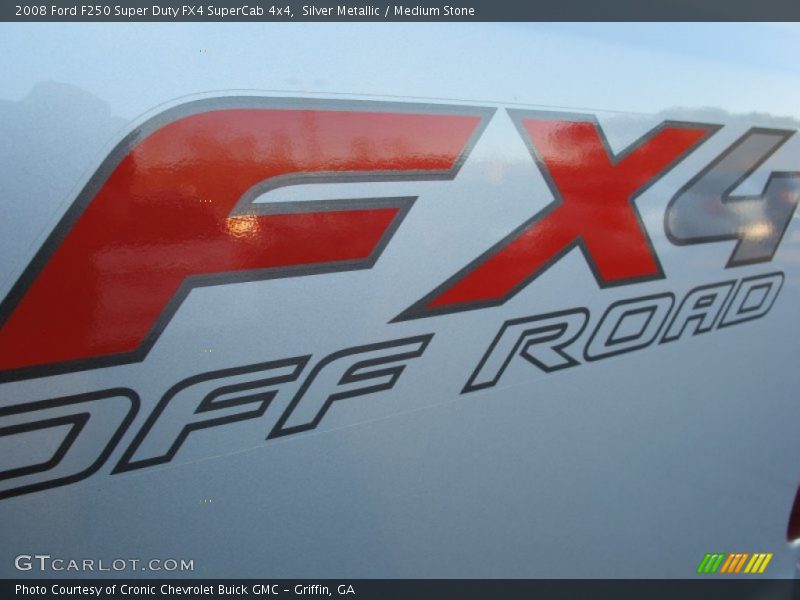 Silver Metallic / Medium Stone 2008 Ford F250 Super Duty FX4 SuperCab 4x4