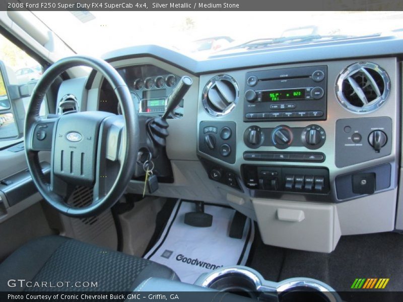 Silver Metallic / Medium Stone 2008 Ford F250 Super Duty FX4 SuperCab 4x4