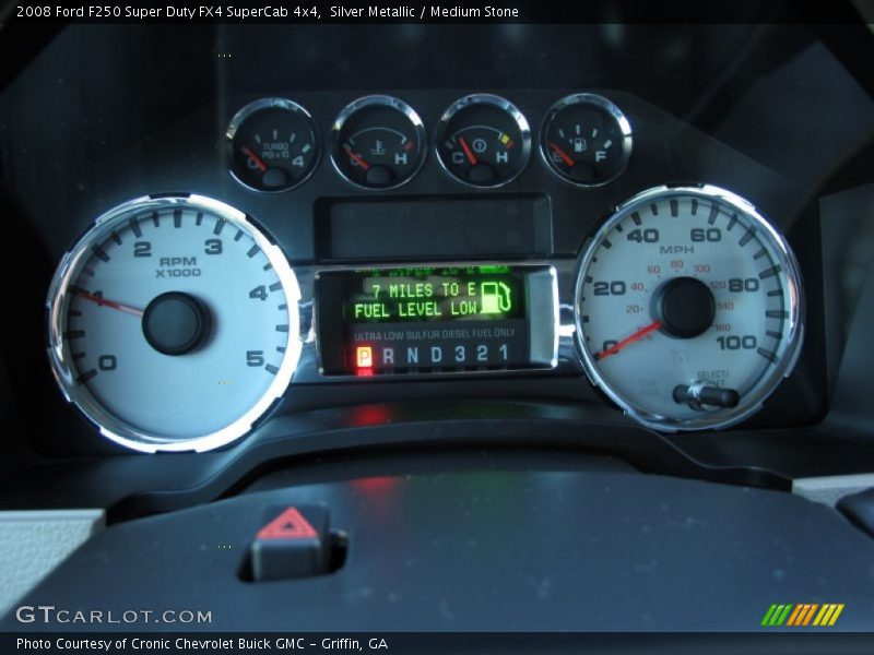 Silver Metallic / Medium Stone 2008 Ford F250 Super Duty FX4 SuperCab 4x4