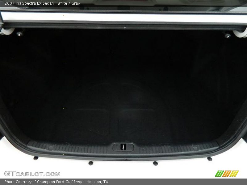 White / Gray 2007 Kia Spectra EX Sedan