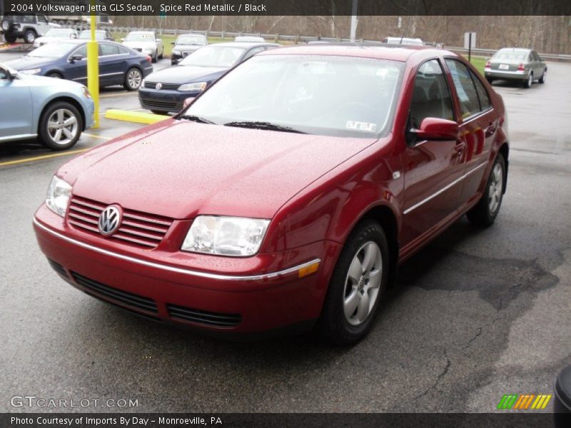 Spice Red Metallic / Black 2004 Volkswagen Jetta GLS Sedan