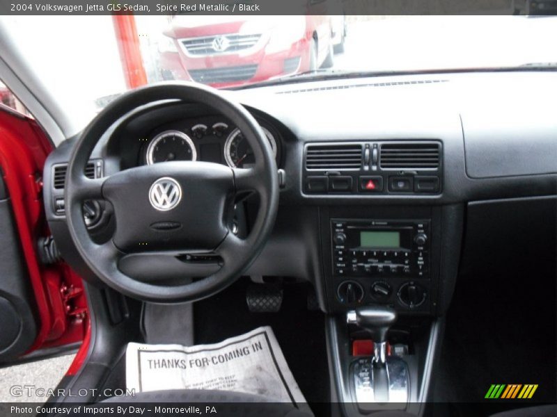 Spice Red Metallic / Black 2004 Volkswagen Jetta GLS Sedan