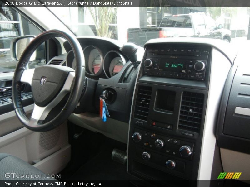Stone White / Dark Slate/Light Shale 2008 Dodge Grand Caravan SXT