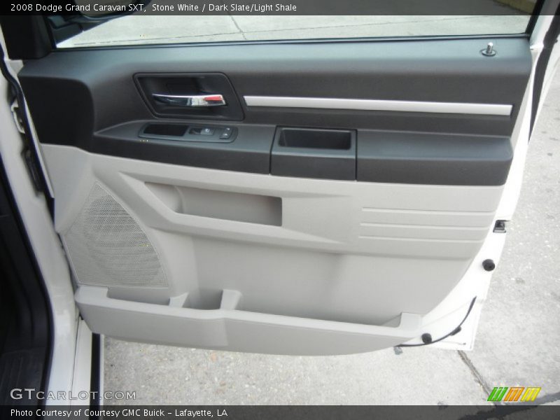 Stone White / Dark Slate/Light Shale 2008 Dodge Grand Caravan SXT