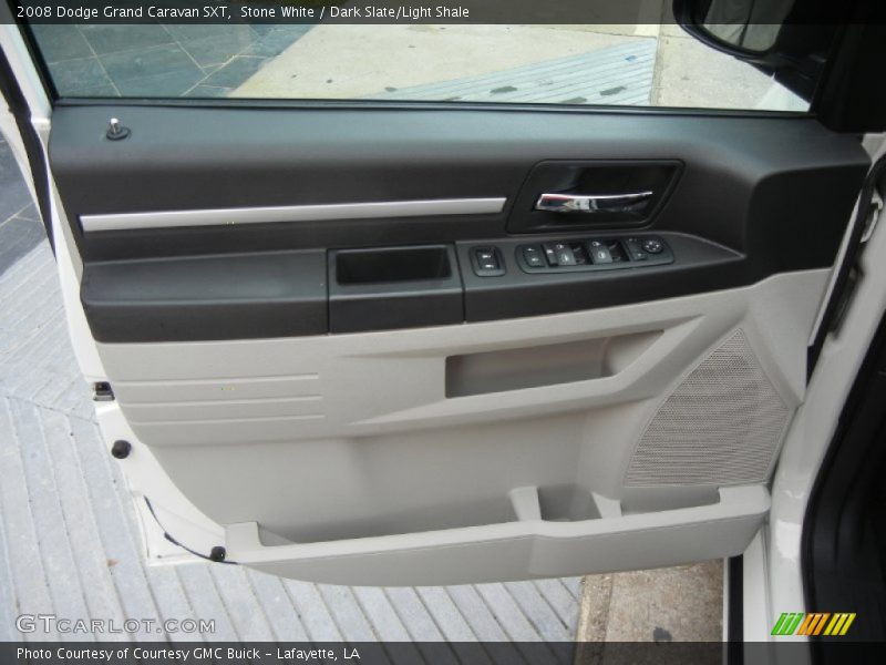 Stone White / Dark Slate/Light Shale 2008 Dodge Grand Caravan SXT