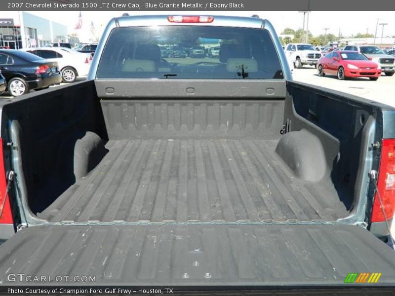 Blue Granite Metallic / Ebony Black 2007 Chevrolet Silverado 1500 LTZ Crew Cab