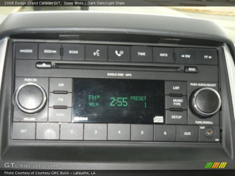 Stone White / Dark Slate/Light Shale 2008 Dodge Grand Caravan SXT