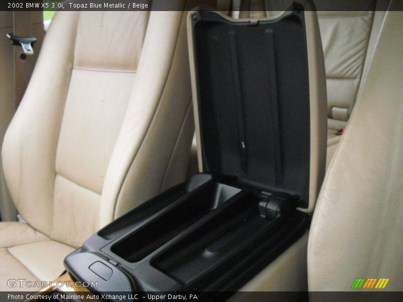 Topaz Blue Metallic / Beige 2002 BMW X5 3.0i