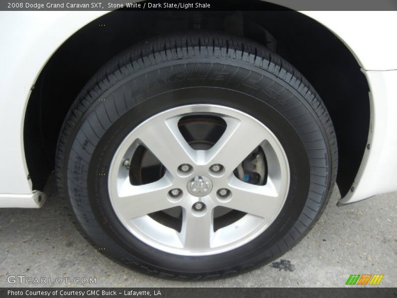 Stone White / Dark Slate/Light Shale 2008 Dodge Grand Caravan SXT