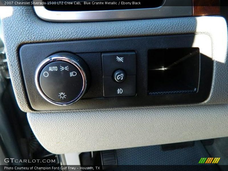 Blue Granite Metallic / Ebony Black 2007 Chevrolet Silverado 1500 LTZ Crew Cab