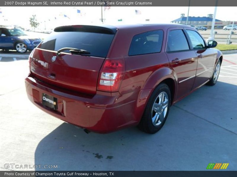 Inferno Red Crystal Pearl / Dark Slate Gray/Light Graystone 2007 Dodge Magnum SE