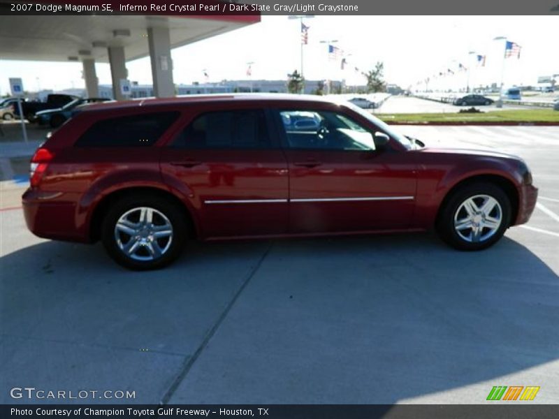 Inferno Red Crystal Pearl / Dark Slate Gray/Light Graystone 2007 Dodge Magnum SE