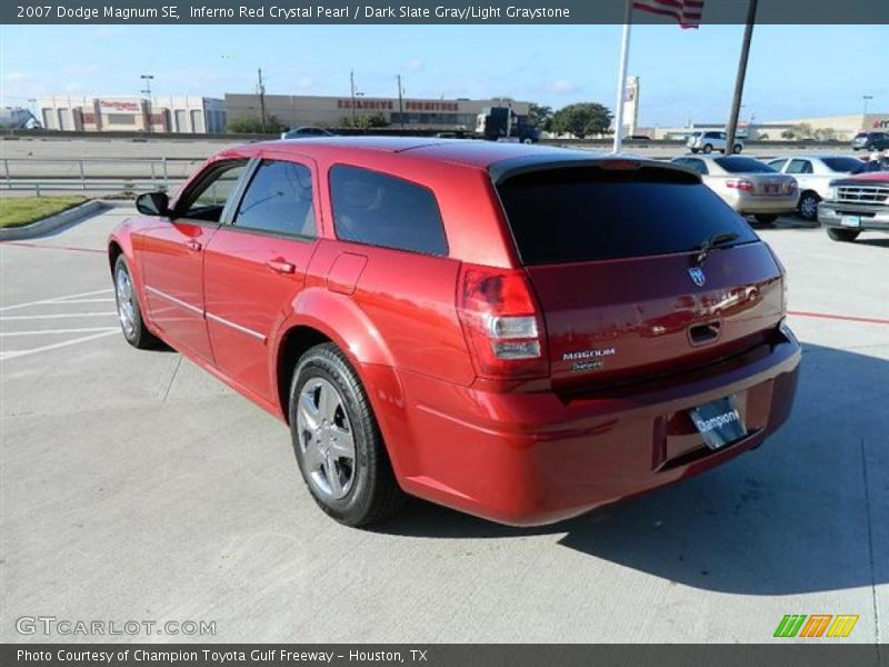 Inferno Red Crystal Pearl / Dark Slate Gray/Light Graystone 2007 Dodge Magnum SE