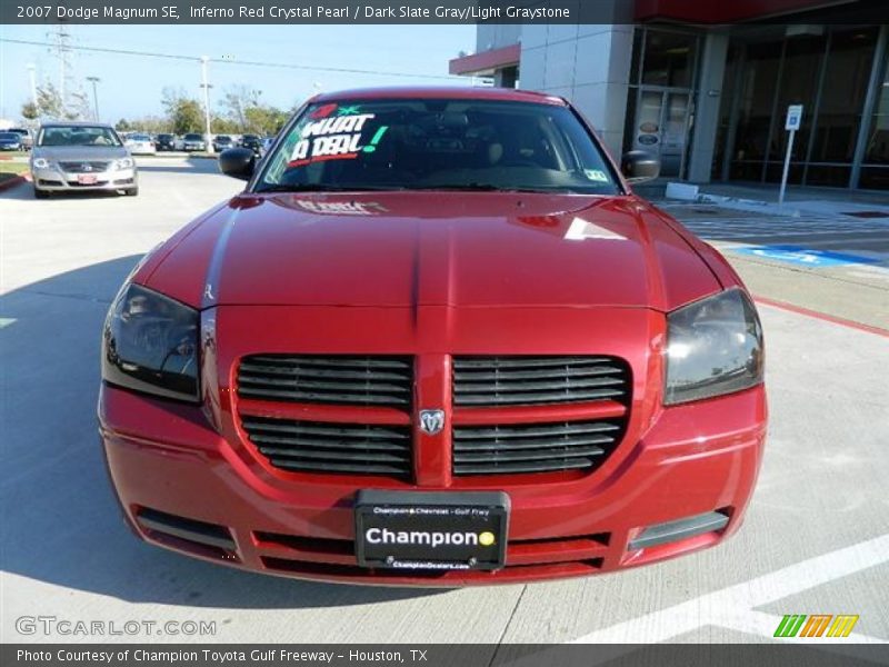 Inferno Red Crystal Pearl / Dark Slate Gray/Light Graystone 2007 Dodge Magnum SE