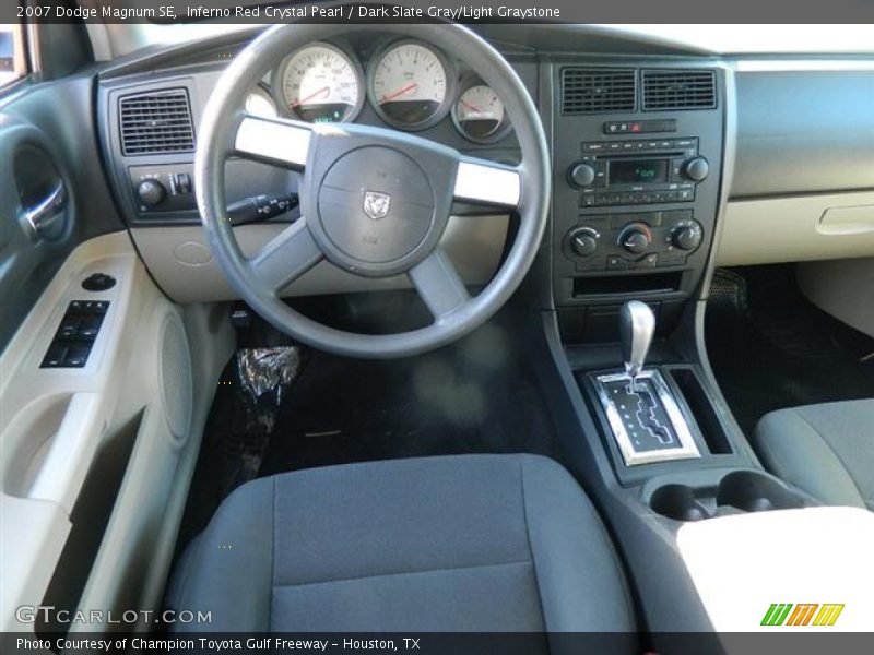 Inferno Red Crystal Pearl / Dark Slate Gray/Light Graystone 2007 Dodge Magnum SE