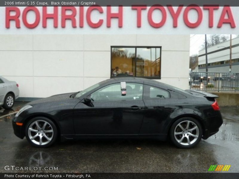 Black Obsidian / Graphite 2006 Infiniti G 35 Coupe