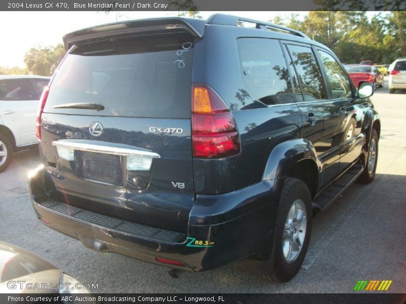 Blue Meridian Pearl / Dark Gray 2004 Lexus GX 470