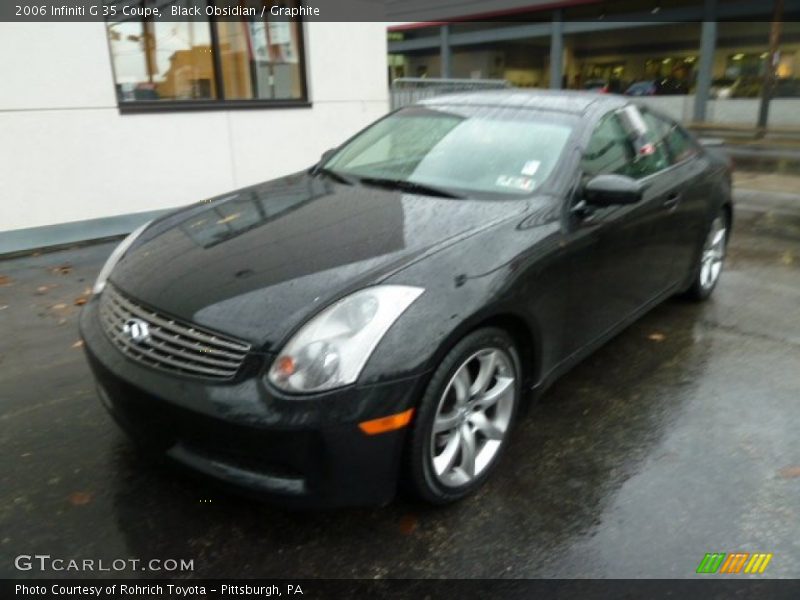 Black Obsidian / Graphite 2006 Infiniti G 35 Coupe