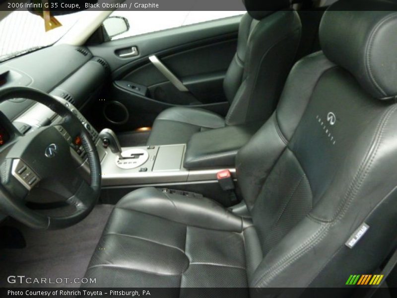Black Obsidian / Graphite 2006 Infiniti G 35 Coupe